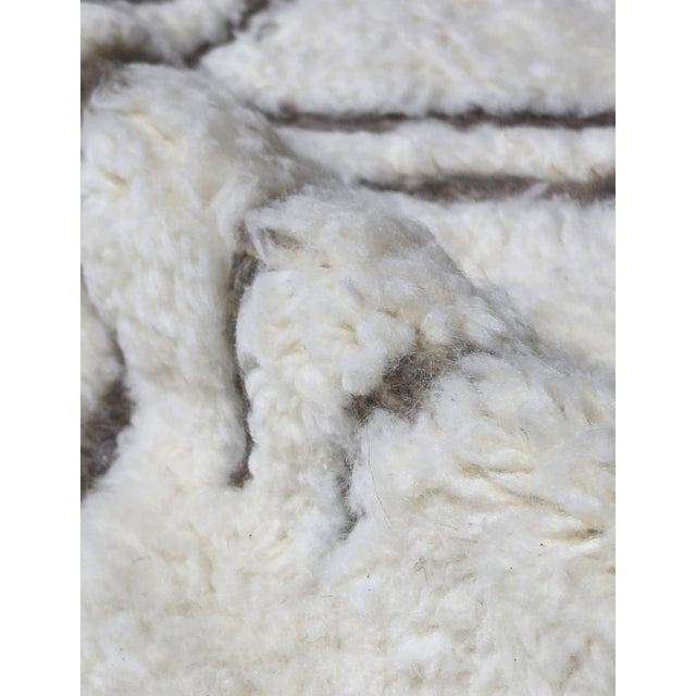 Handmade Berber Wool Rug - 9.8 X 8.2 Ft For Sale In Cleveland - Image 6 of 8