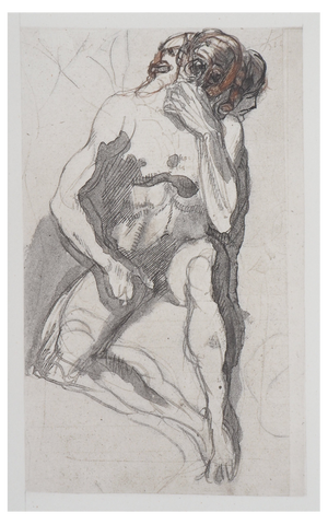 After Auguste Rodin, Cerbère, 19th Century, Engraving