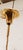 Lackfolie with Gold Interior Silk Cord Suspension Light For Sale - Image 4 of 14