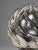 Bronze 19th Century, French Spiral-Cut Mercury Glass Newel Post Finial With Bronze Base For Sale - Image 8 of 8