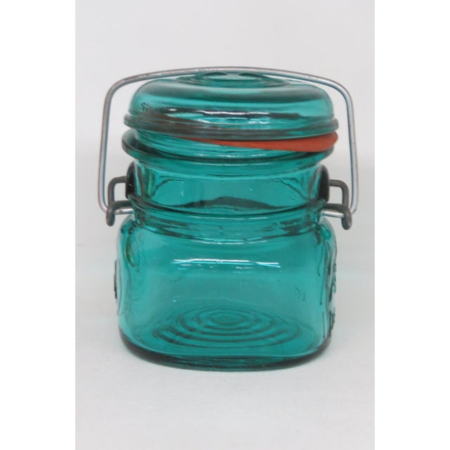 Ball Ideal Bicentennial Eagle Mason Jar With Lid 1976 Vintage Blue Teal 4715b For Sale - Image 10 of 18