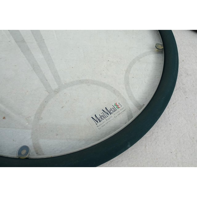 Vintage Metal Side Tables by Mobil Metal, Italy, 1980s, Set of 2 For Sale - Image 14 of 15