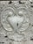 Paint Distressed White Embossed Tin Architectural Wall Panel, Vintage For Sale - Image 7 of 12