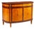 Italian Myrtle Burl Credenza With Brass Ormolu Accents For Sale