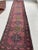 Name: WHOA - Sensational Antique Heriz Runner in Pink, Peacock Teal, Cantaloup, & Dirty Olive Size: ~ 3.3 x 14 Age:...