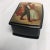 Signed Russian lacquered box “The Courting” with Fedeskino label inside cover.