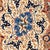 1970s Persian Isfahan Wool and Silk Hand Knotted Wall Hanging For Sale - Image 11 of 16