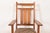 Stickley Harvey Ellis Collection Mission Arts & Crafts Inlaid Oak Rocking Chair For Sale In South Bend - Image 6 of 13