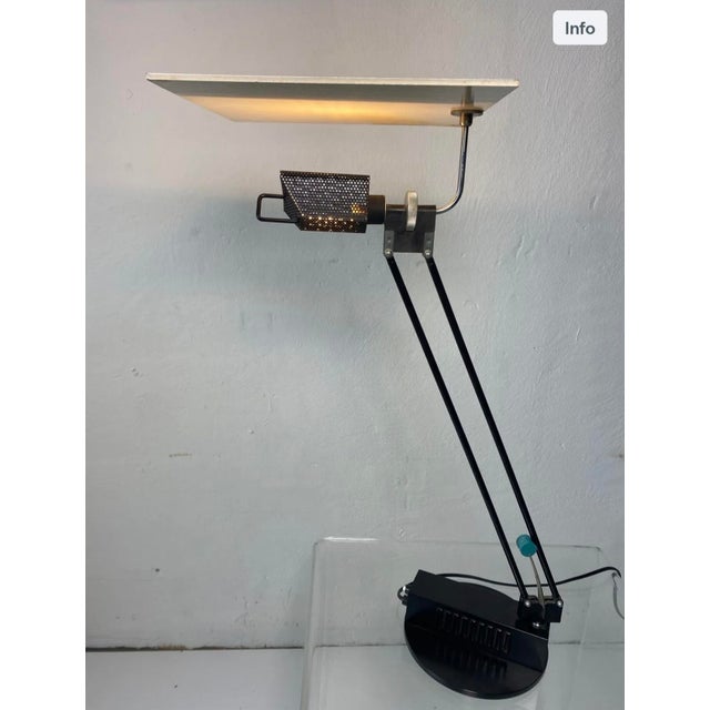 French Industrial Postmodern Lamp by Sacha Ketoff for Aluminor, 1980s For Sale - Image 6 of 8