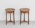 Late 19th Century Oak Occasional Side Tables with Marble Tops from Gillows, 1893, Set of 2 For Sale - Image 16 of 16