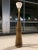 Miller Lamp Company Mid-Century Modern Tall Walnut & Cork Table Lamp For Sale - Image 4 of 13