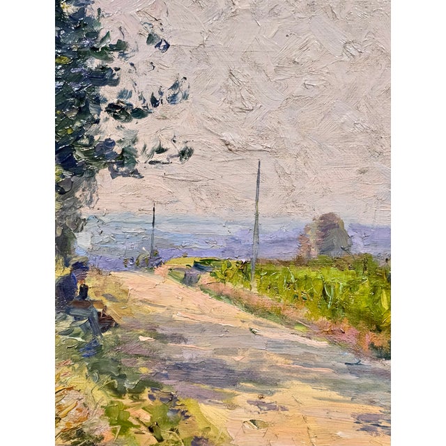 Elie Anatole Pavil —Along a Countryside Road—French Impressionist Oil Painting For Sale In Los Angeles - Image 6 of 10