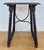 Brown 1920s Spanish Baroque Revival Oak Side Table with Barley Twist Legs and Iron Stretcher For Sale - Image 8 of 10