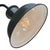French Industrial wall light green enamel, white interior diameter cast iron wall piece: 8 cm, 3 holes to secure E27/E26...