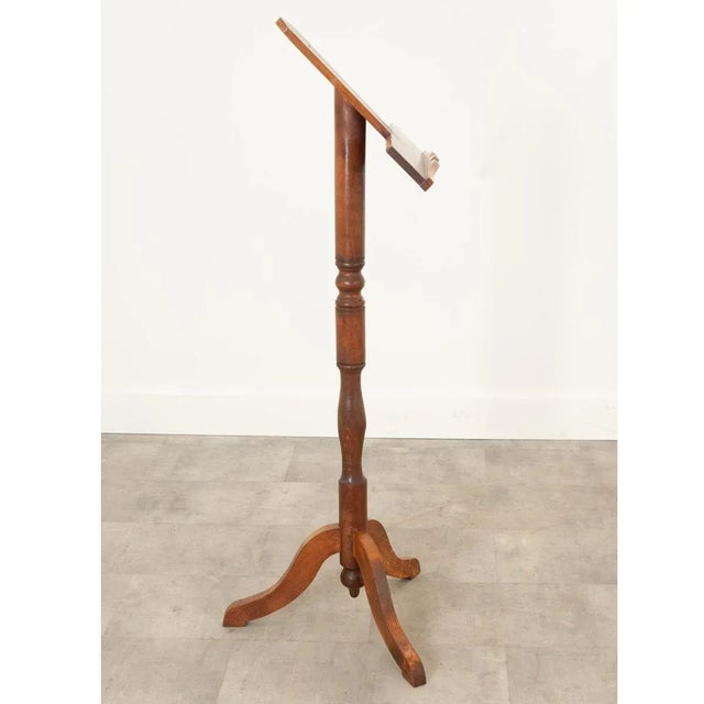 French 19th Century Turned Oak Book or Music Stand For Sale In Baton Rouge - Image 6 of 9