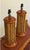 Wood Vintage Bamboo and Woven Rattan Coastal Table Lamps - a Pair For Sale - Image 7 of 11