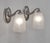 Silver Pair of French Art Deco Wall Sconces by Hettier Et Vincent & Baccarat 1920s France - 2 Pairs Available For Sale - Image 8 of 13