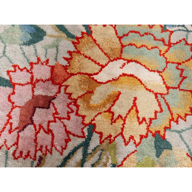 Mid 20th Century Doris Leslie Blau Vintage Chinese Deco Rug For Sale - Image 5 of 8