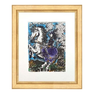 1960s Picasso Toros Y Toreros Dated 11/3/59 Framed For Sale