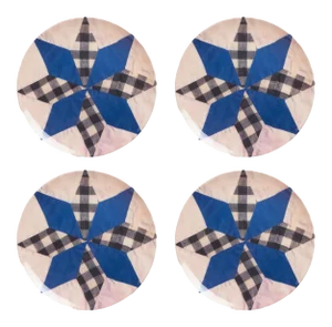 Siren Song Kansas Melamine Dinner Plates - Set of 4