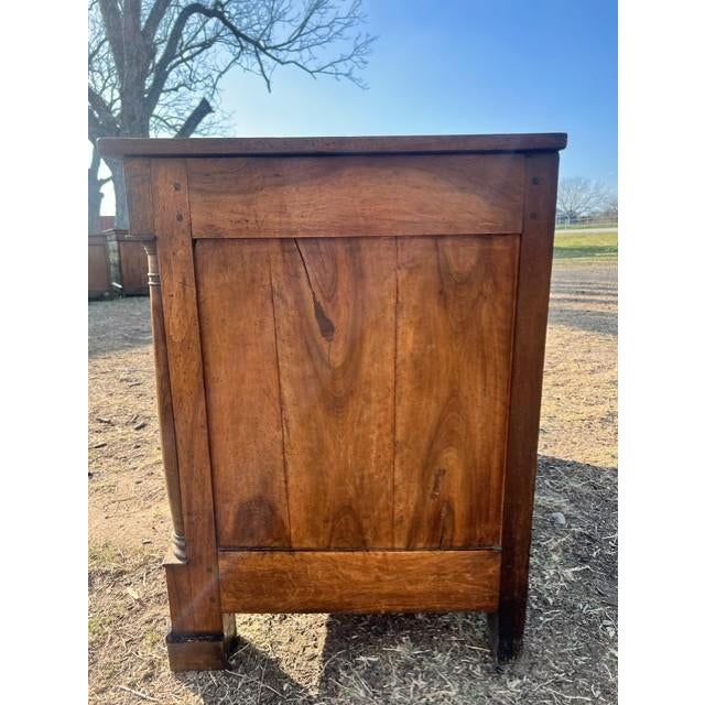 18th Century French Country Empire Solid Walnut Sideboard / Credenzas For Sale - Image 9 of 13