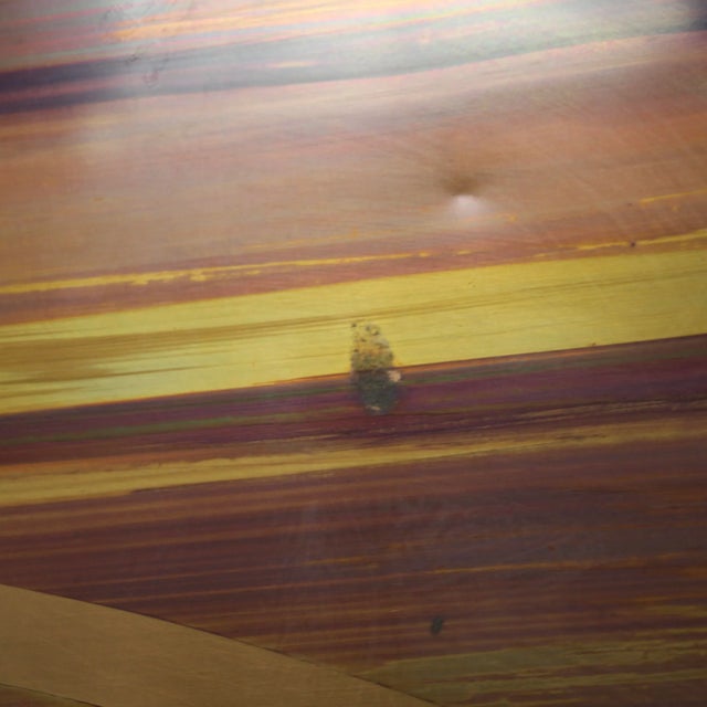 Bernhard Rohne Large Vintage Brass Wall Art of Oil Derrick For Sale - Image 4 of 6