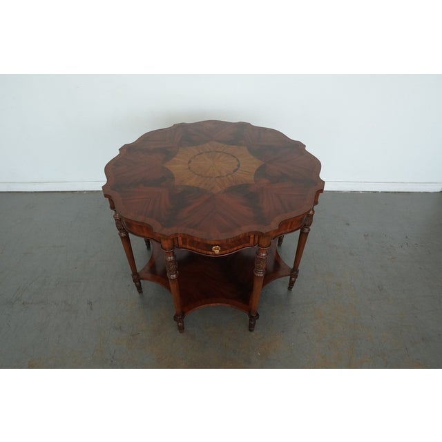 This vintage Maitland-Smith accent table showcases the brand’s signature craftsmanship and refined traditional design....