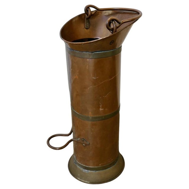 Antique Dutch Copper Oil Can For Sale - Image 10 of 10