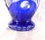 1940s Large Blue Cut to Clear Vase For Sale - Image 4 of 6