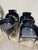 Vintage Alden Parkes Contemporary Black Barrel Game Table Chairs - Set of 4 For Sale In Richmond - Image 6 of 9