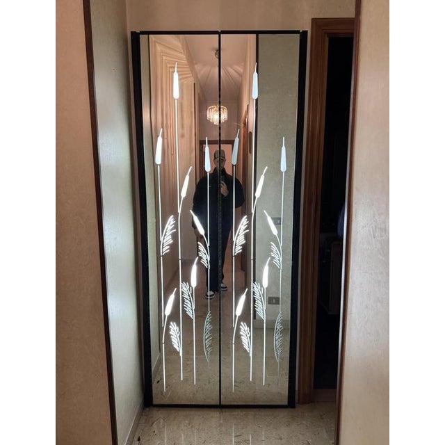 Backlit Wall Mirror, 1980s For Sale - Image 3 of 17