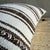 Vintage Rug Pillow Cover With Stripes For Sale - Image 4 of 7