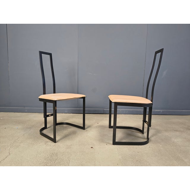 Postmodern Dining Chairs by Gastone Rinaldi for Thema, Italy, 1980s, Set of 6 For Sale - Image 12 of 15