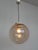 Mid-Century Modern Art Glass Pendant Light, Czechoslovakia, 1970s For Sale - Image 4 of 5