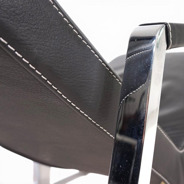 Animal Skin MaRe Leather Lounge Chair by Christophe Marchand for Team by Wellis, 2002 For Sale - Image 7 of 18