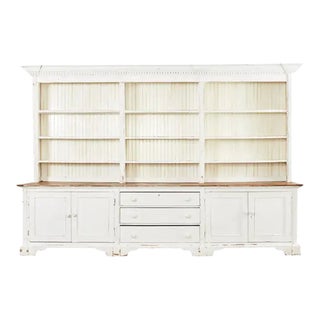 American Painted Pine Kitchen Cabinet Cupboard or Bookcase For Sale