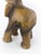 Vintage Thai Hand-Carved Hardwood Elephant Side Table / Sculptural Stool For Sale - Image 13 of 18