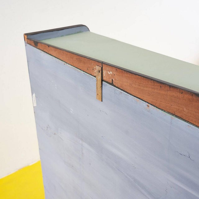 Glass Mid-Century Wood and Glass Sideboard For Sale - Image 7 of 11