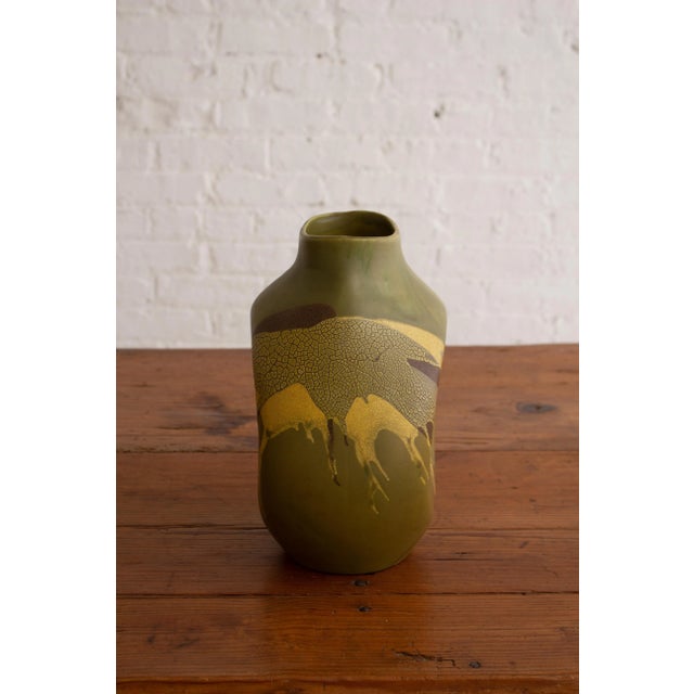 Ceramic Royal Haeger “Earth Wrap” Organic Free Form Vase For Sale - Image 7 of 13