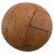 Animal Skin Vintage Brown Leather Medicine Ball, 1930s For Sale - Image 7 of 7