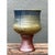 Vintage Textured Ceramic Chalice Vase For Sale - Image 9 of 12