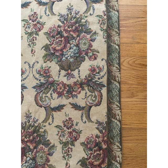Traditional Late 20th Century Wall Hanging Tapestry Rug For Sale - Image 3 of 6