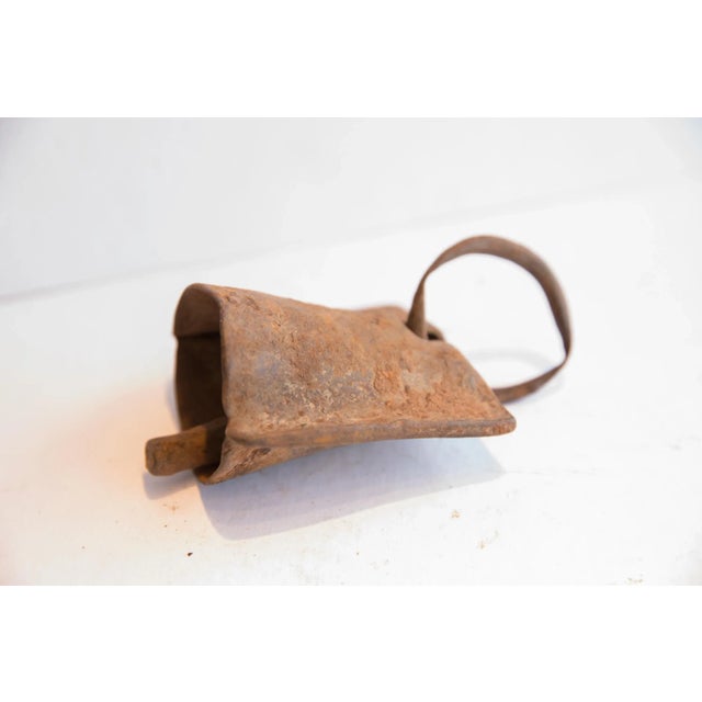 Metal Vintage African Yoruba Iron Bell For Sale - Image 7 of 7