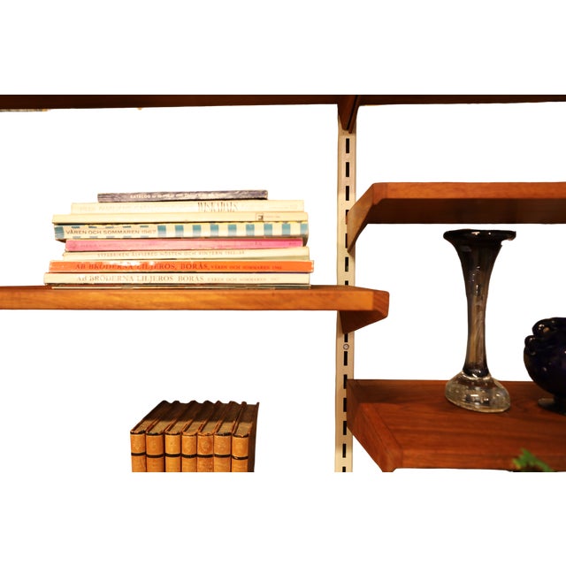 Vintage Shelving System in Teak with Display Cabinet, 1960s For Sale - Image 15 of 18