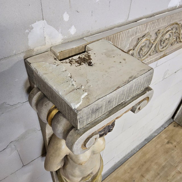 Neoclassical Gipsen Fireplace Mantel, 1890s, Set of 3 For Sale - Image 18 of 18