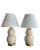 Pair of Clear Double Gourd Christopher Spitzmiller Lamps with 24K Gold Base.