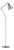 Chapman & Myers by Visual Comfort Signature Parkington Medium Articulating Floor Lamp in Polished Nickel For Sale