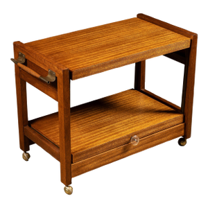 MCM Convertible Tea Cart by John Keal for Brown-Saltman