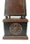 VTG Maitland-Smith Leather Obelisk Brass Sun Medallions Neoclassical 27x7” For Sale In San Francisco - Image 6 of 11