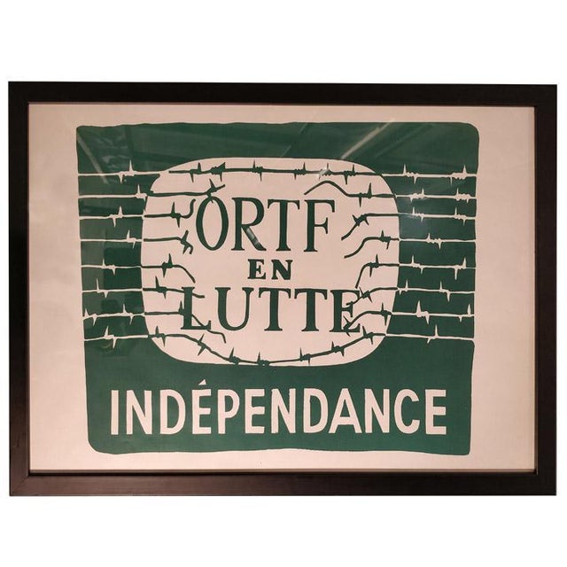 Framed Poster of May, 1968 For Sale - Image 3 of 3